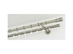 Gardinia Gardinenstange Chicago Ø 20 mm Edelstahloptik 160 cm