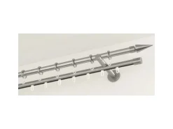 Gardinia Gardinenstange Chicago Ø 20 mm Edelstahloptik 160 cm