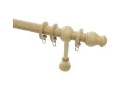 Gardinia Gardinenstangen-Set Lugano Ø 28 mm Natur 120 cm