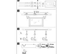 Gardinia Gardinenstangen-Set Elba 1-Lauf Ø 16/19 mm Ivory 120 cm - 210 cm