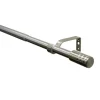 Gardinia Gardinenstangen-Set Zylinder Ø 16/19 mm Edelstahl 120 cm - 210 cm