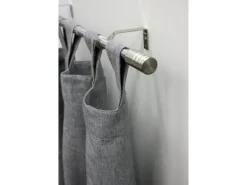 Gardinia Gardinenstangen-Set Zylinder Ø 16/19 mm Edelstahl 120 cm - 210 cm