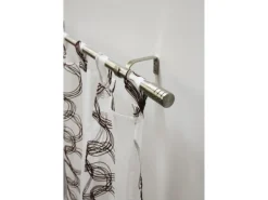 Gardinia Gardinenstangen-Set Zylinder Ø 16/19 mm Edelstahl 120 cm - 210 cm