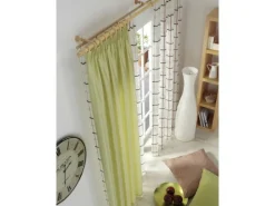 Gardinia Gardinenstangen-Set Lugano Ø 28 mm Kiefer 250 cm