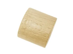 Gardinia Holz-Endkappe Country Ø 25 mm Buche 2-er Pack