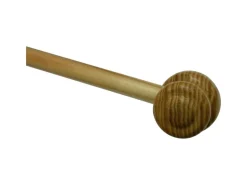 Gardinia Holz-Träger für Vitragestange Montana Ø 11 mm Kiefer/Natur