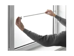 Gardinia Klemmstange Press&Go Kugel Ø 8/10 mm Edelstahloptik 50 cm - 80 cm