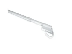 Gardinia Klemmvitrage Ø 10/12 mm Weiß 75 cm - 125 cm