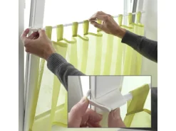 Gardinia Klemmvitrage Ø 10/12 mm Weiß 75 cm - 125 cm