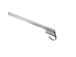 Gardinia Klemmvitrage Ø 10/12 mm Silber 75 cm - 125 cm