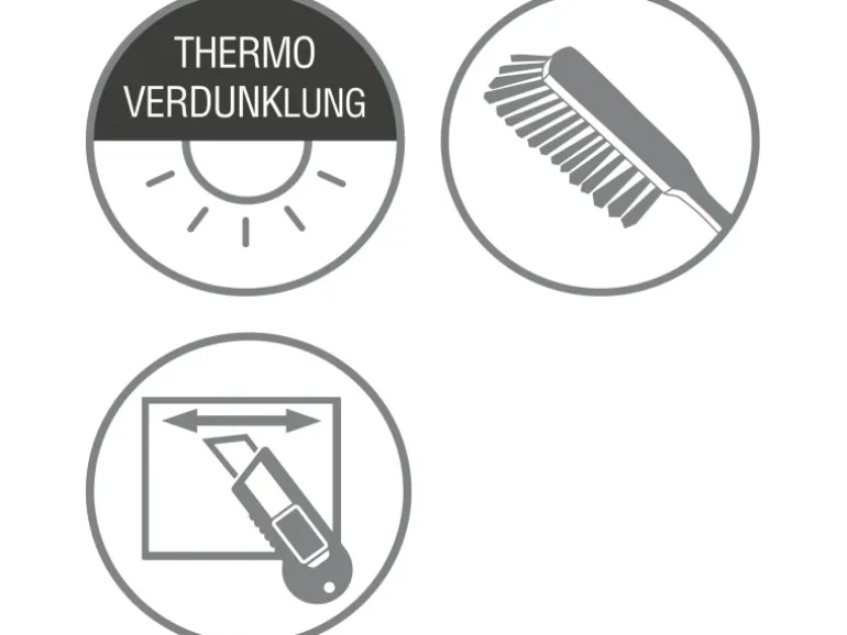 Gardinia Plissee Concept Thermo 50 cm x 130 cm Weiß