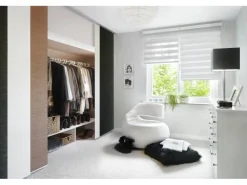 Gardinia Schiebevorhang Natur Weiß 60 cm x 245 cm