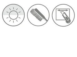 Gardinia Seitenzug-Rollo Dekor Silvalin 162 cm x 180 cm Natur