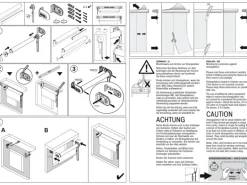 Gardinia Seitenzug-Rollo Lichtdurchlässig Uni 102 cm x 230 cm Weiß