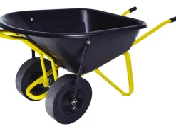 Garten- & Bauschubkarre 160 l 220 kg Tragkraft