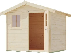 Gartenhaus 123 Gr.1 Satteldach Natur 28 mm