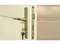 Gartenhaus 123 Gr.1 Satteldach Natur 28 mm