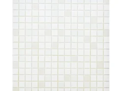 Glasmosaikmatte White-Mix 32,6 cm x 32,6 cm