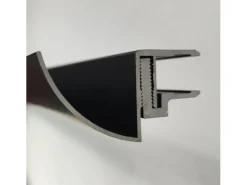 Glaszentrum Hagen 250 cm Regenrinne für Glasvordächer Silber 10,8 bis 17,5mm