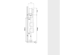 Glaszentrum Hagen Glasschiebetür Schiebetür Glastür Zimmertür ESG 900 mm A01