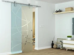 Glaszentrum Hagen Glasschiebetür Schiebetür Glastür Zimmertür ESG 775 mm A33