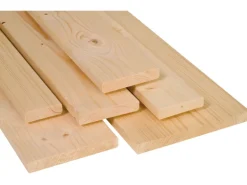 Glattkantbrett Fichte/Tanne gehobelt gefast 170 mm x 18 mm x 2500 mm