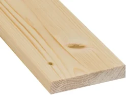 Glattkantbrett Fichte/Tanne gehobelt gefast 18 mm x 95 mm x 2100 mm
