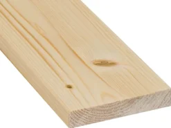 Glattkantbrett Fichte/Tanne gehobelt gefast 18 mm x 70 mm x 2400 mm