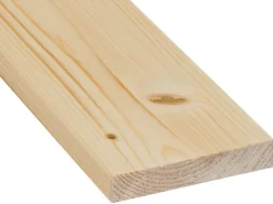 Glattkantbrett Fichte/Tanne gehobelt gefast 18 mm x 60 mm x 2100 mm