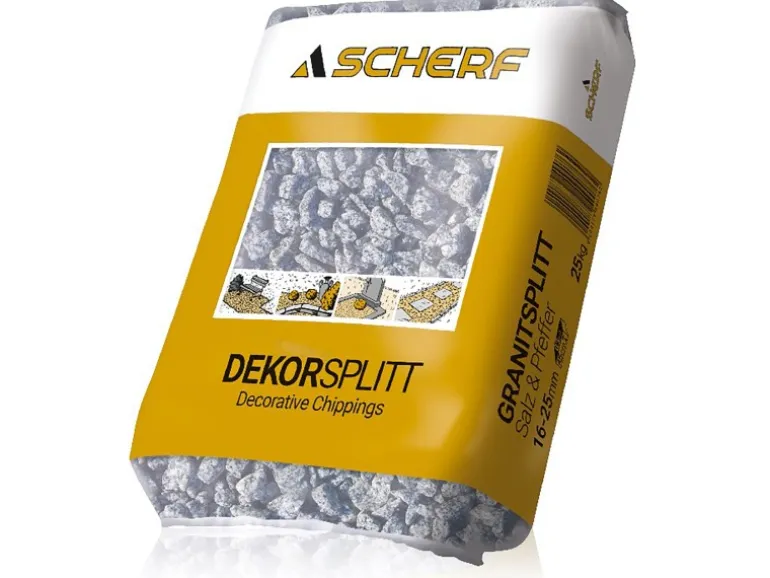 Granitsplitt Salz-Pfeffer 16 - 32 mm 25 kg PE-Sack