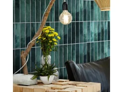 Grosfillex Wandpaneele Element 3D Optik Vertical Tiles Lagoon 260 cm x 37,5 cm