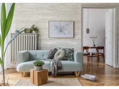 Grosfillex Wandpaneele Element 3D Optik Romano Bianco Matt 260 cm x 37,5 cm