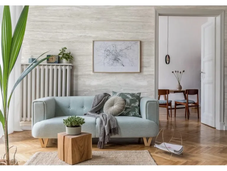 Grosfillex Wandpaneele Element 3D Optik Romano Bianco Matt 260 cm x 37,5 cm