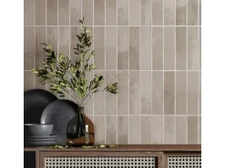 Grosfillex Wandpaneele Element 3D Optik Vertical Tiles Greige 260 cm x 37,5 cm