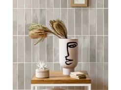 Grosfillex Wandpaneele Element 3D Optik Vertical Tiles Greige 260 cm x 37,5 cm