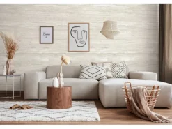 Grosfillex Wandpaneele Element 3D Optik Romano Bianco Brillant 260 cm x 37,5 cm