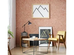 Grosfillex Wandpaneele Element 3D Optik New Terrazzo Rose 260 cm x 37,5 cm