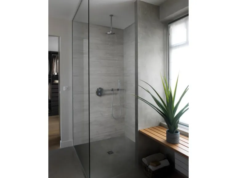 Grosfillex Wandverkleidung Element Holznachbildung Grau 260 x 37,5 cm