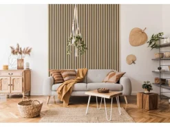 Grosfillex Wandverkleidung Element 3D Optik Linio 260 cm x 37,5 cm Ash