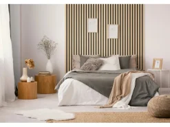 Grosfillex Wandverkleidung Element 3D Optik Linio 260 cm x 37,5 cm Ash