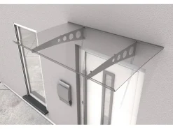 Gutta Pultvordach Pico Top 140 Verzinkt/Klar 140 cm x 90 cm x 6 cm