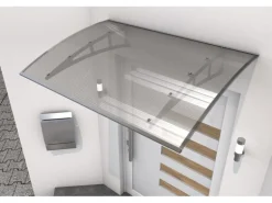 Gutta Pultvordach PT/PC Anthrazit/Klar 140 cm x 98 cm x 25 cm