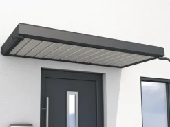 Gutta Rechteckvordach NM Aluminium Anthrazit 200 cm x 90 cm