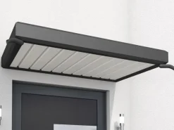 Gutta Rechteckvordach NM Aluminium Anthrazit 150 cm x 90 cm