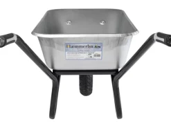Haemmerlin Einrad-Schubkarre 120 l Muldenvolumen 200 kg Traglast verzinkt
