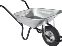 Haemmerlin Einrad-Schubkarre 100 l Muldenvolumen 200 kg Traglast Verzinkt