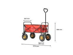 Haemmerlin Faltbarer-Gartenwagen Circus Garden Rot