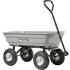 Haemmerlin Gartenwagen mit Kipper 4 x 4 Grau