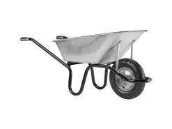 Haemmerlin Schubkarre Aktiv Excellium 120 l Tiefmulde Luftrad Verzinkt