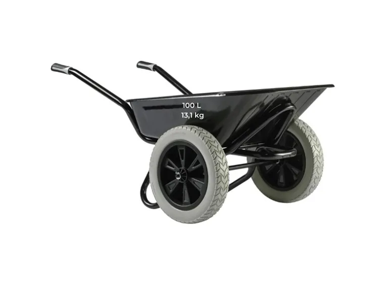 Haemmerlin Schubkarre Aktiv Excellium Twin 100 l Pu-Räder Lackiert